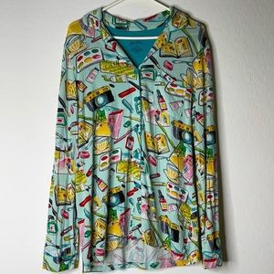 Nick & Nora Art Themed PJ Set Medium